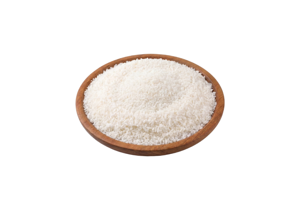 Desiccated coconut